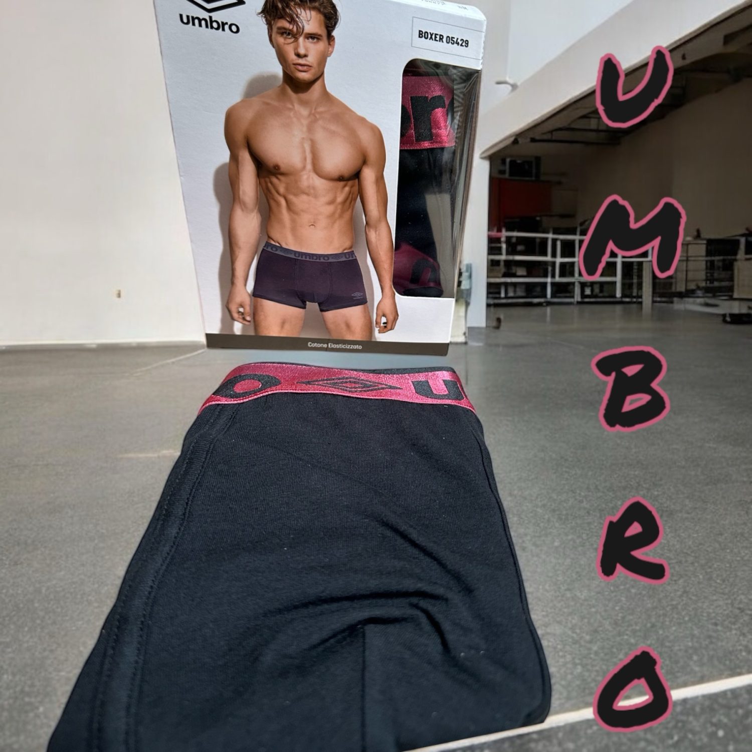 Boxer Uomo UMBRO, Boxer in cotone maschile